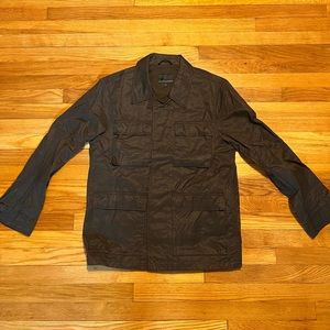 Dark green Banana Republic field jacket.